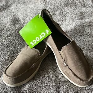 Brand new Croc fabric loafers